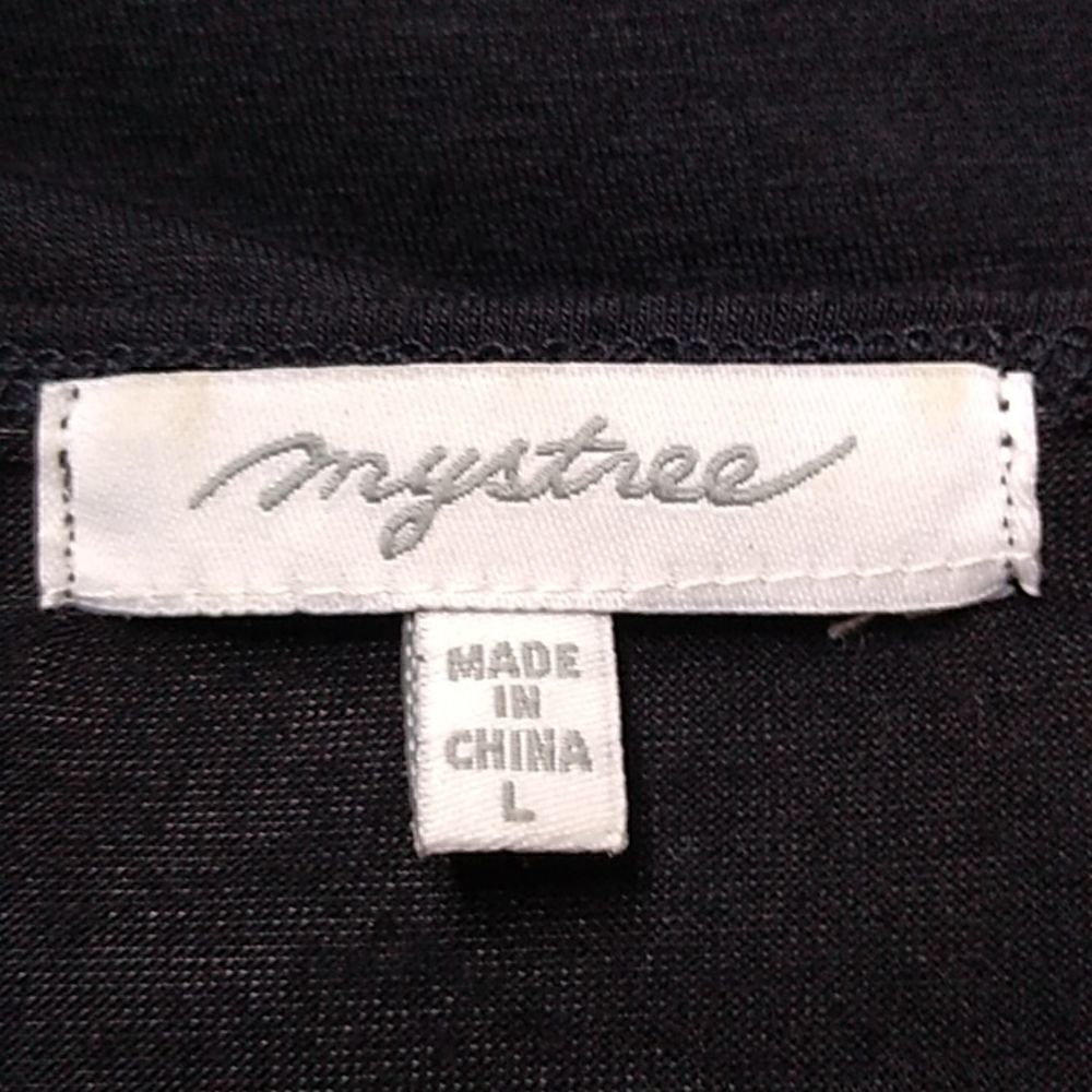 Mystree Black Ls Layered Ruffle Top. Sizelarge - image 4